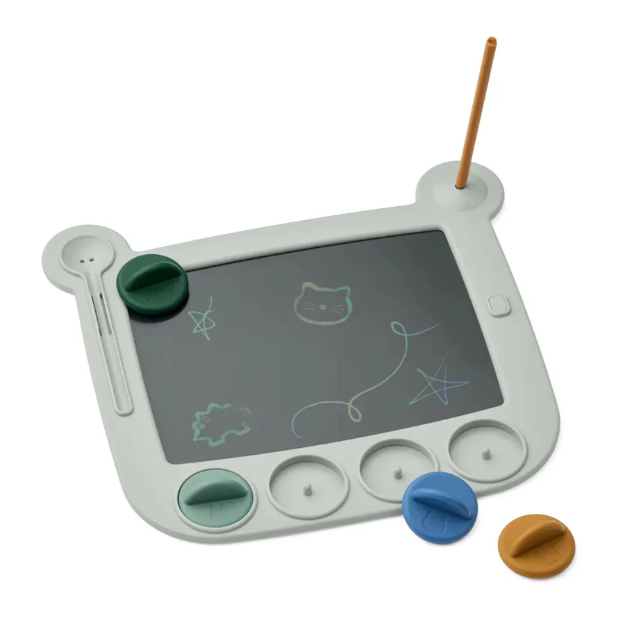 Liewood Venzora Magisches Zeichenbrett mit Stempeln, Dove Blue Multi Mix