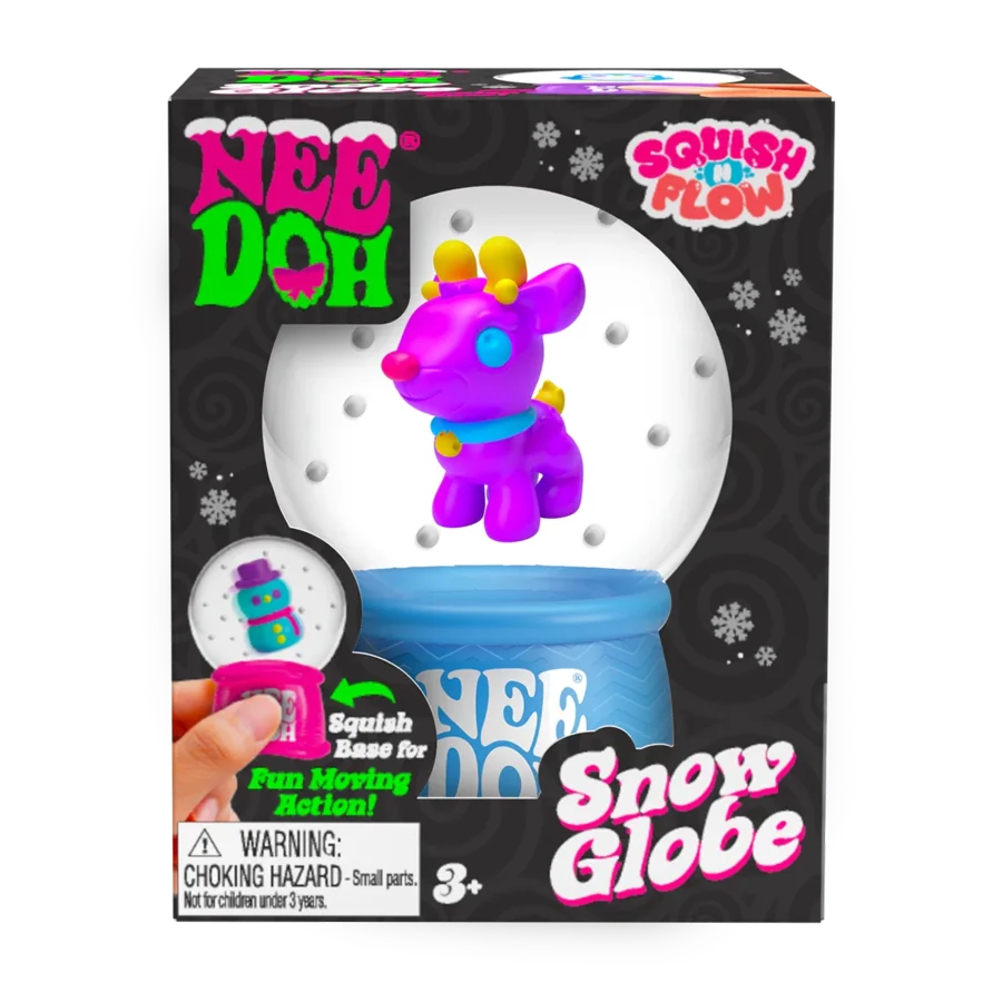 Needoh Squish N Flow Schneekugel, verschiedene Varianten
