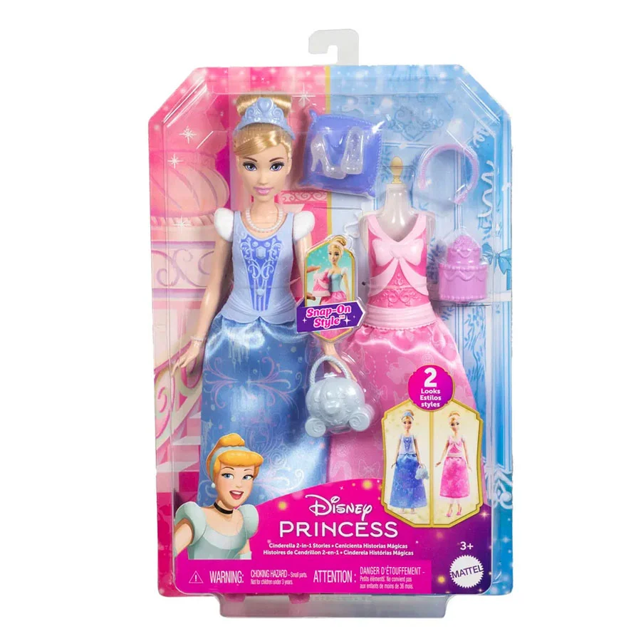 Disney Princess 2-i-1 storytelling, Askepot dukke