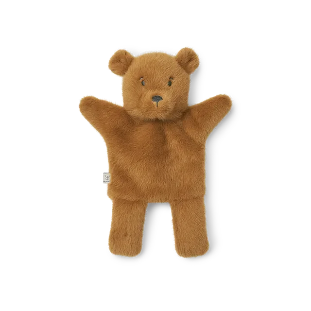 Liewood Honor Bären-Handpuppe, golden caramel