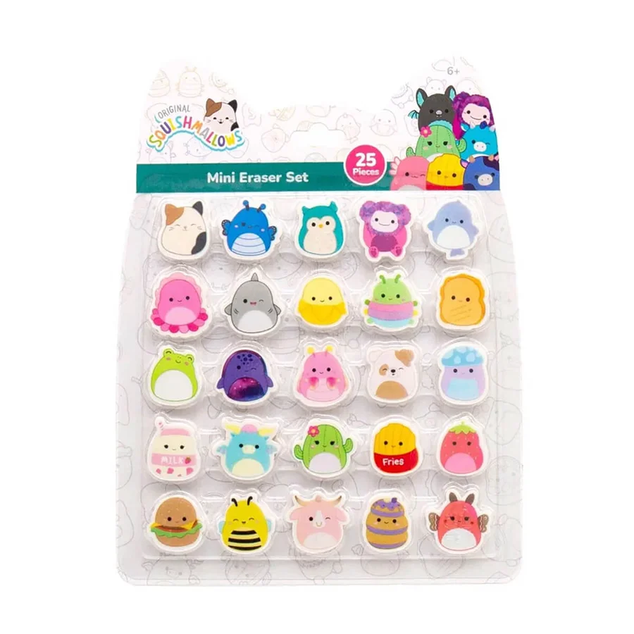 Squishmallows Radiergummi Set, 25 Stk