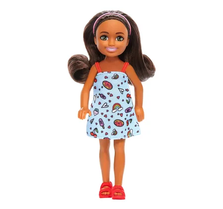 Barbie Family & Friends - Club Chelsea, Puppe mit braunem Haar