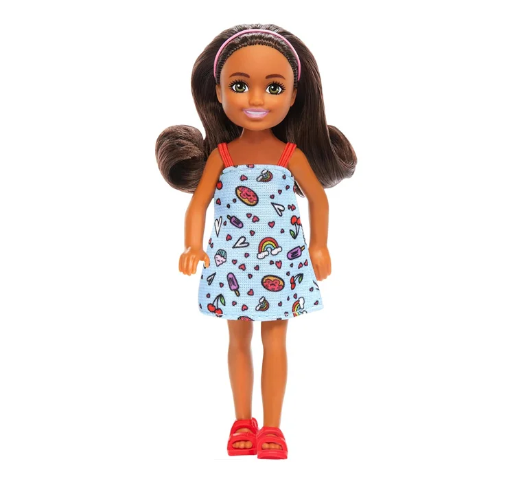 Barbie Family & Friends - Club Chelsea, Puppe mit braunem Haar