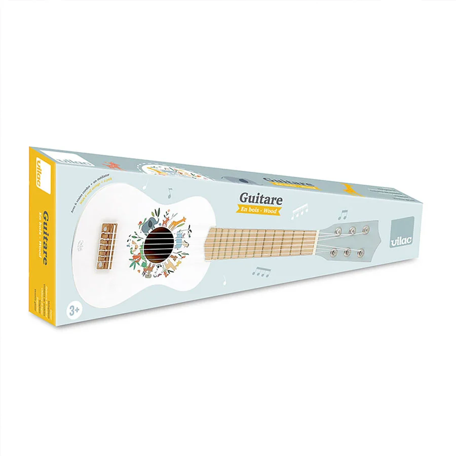 Vilac Gitarre mit Tieren, Weiß