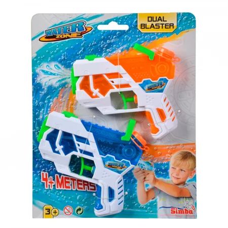 Waterzone dual blaster vandpistol, 2 stk