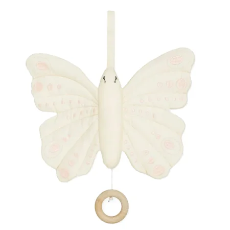 Cam Cam Copenhagen Schmetterling Spieluhr, altweiß