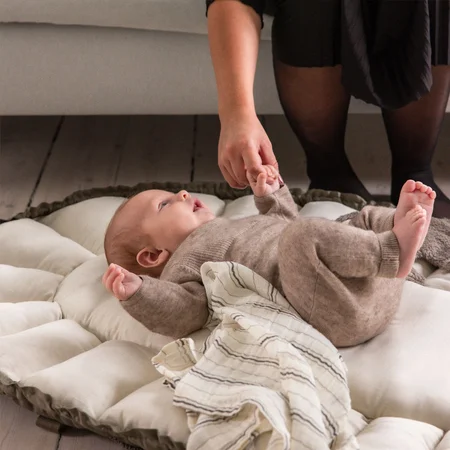 Sebra 3-i-1 Babynest, dark olive