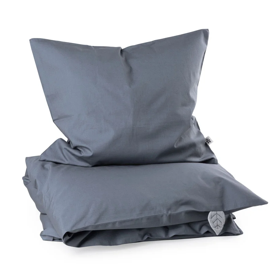 Sebra Klassik Junior-Bettwäsche, forest lake blue