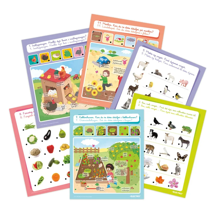 Jumbo Electro Lærespil Med Lyspen - Gården