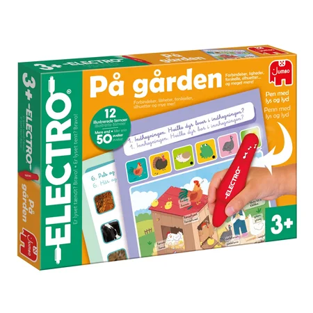 Jumbo Electro Lærespil Med Lyspen - Gården