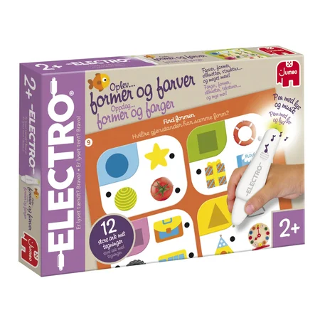 Jumbo Electro Lærespil Med Lyspen - Former Og Farver