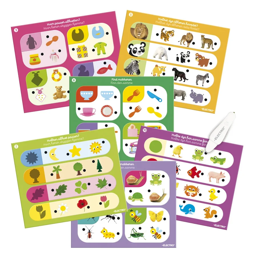 Jumbo Electro Lærespil Med Lyspen - Former Og Farver