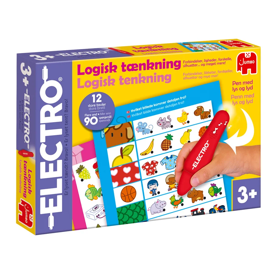 Jumbo Electro Lærespil Med Lyspen - Logisk Tænkning