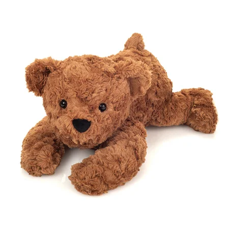 Teddy Hermann liegender Bär braun, 40 cm