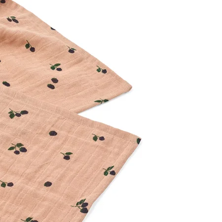 Liewood Lewis Muslin Stoffwindel 2er-Pack, Mini Berry/Pale Tuscany