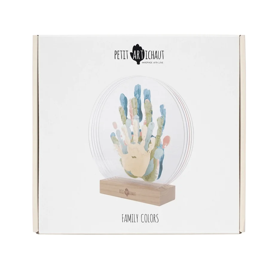 Petit Artichaut Handabdruck-Set Familienfarben