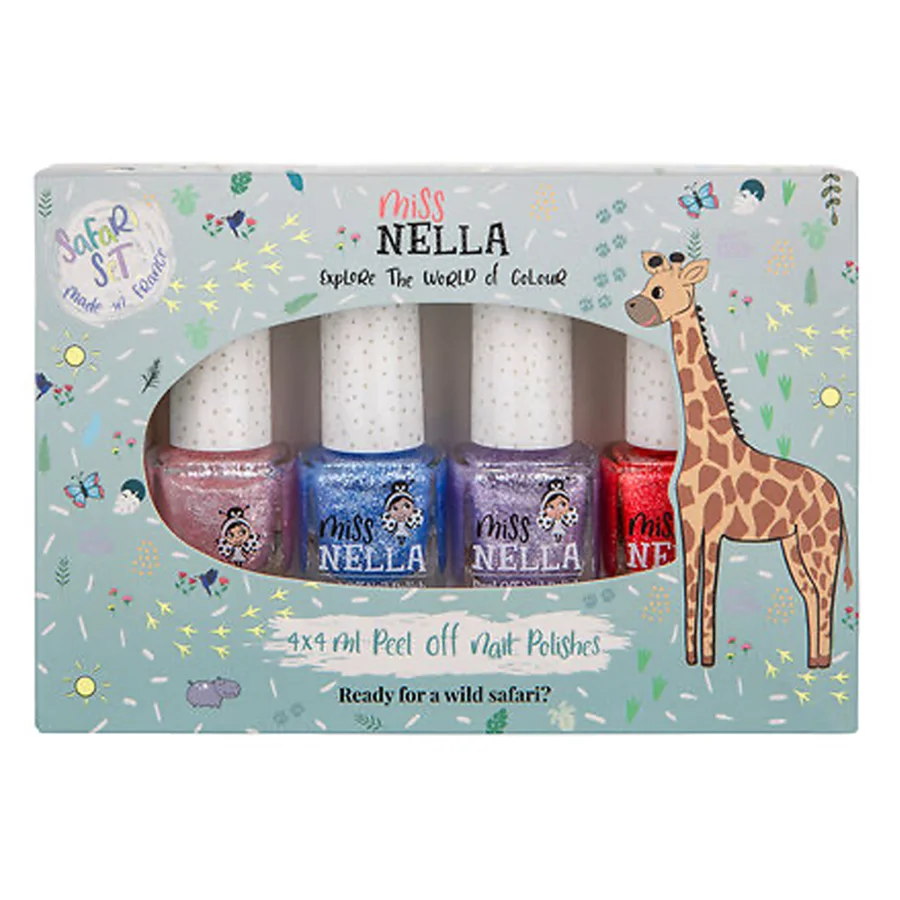 4er-Pack Kinder-Nagellack, Safari, Miss Nella 