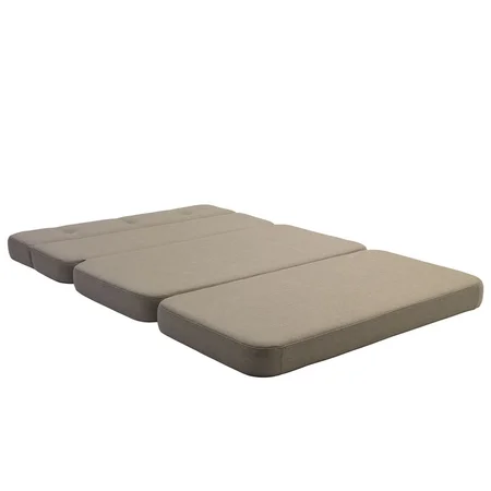 by KlipKlap 3-fold sofa, 140 cm sand med sand knapper