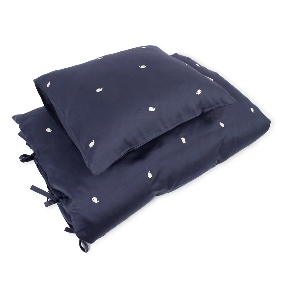 Filibabba Junio-Bettwäsche, Wal Christian, Midnight