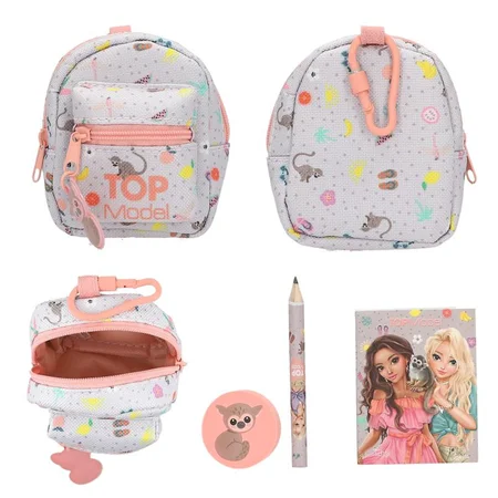 TOPModel Micro Stationay Rucksack mit Karabinerhaken, sortiert