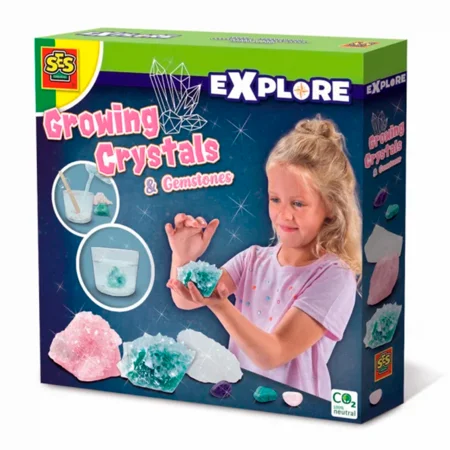 SES Creative - Dyrk selv krystaller, inklusiv smykkesten