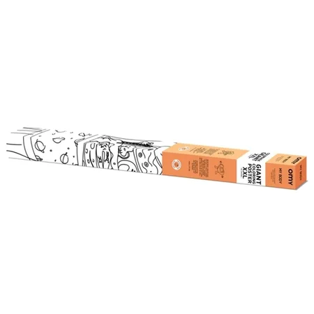 OMY gigant plakat til farvelægning, Min krop