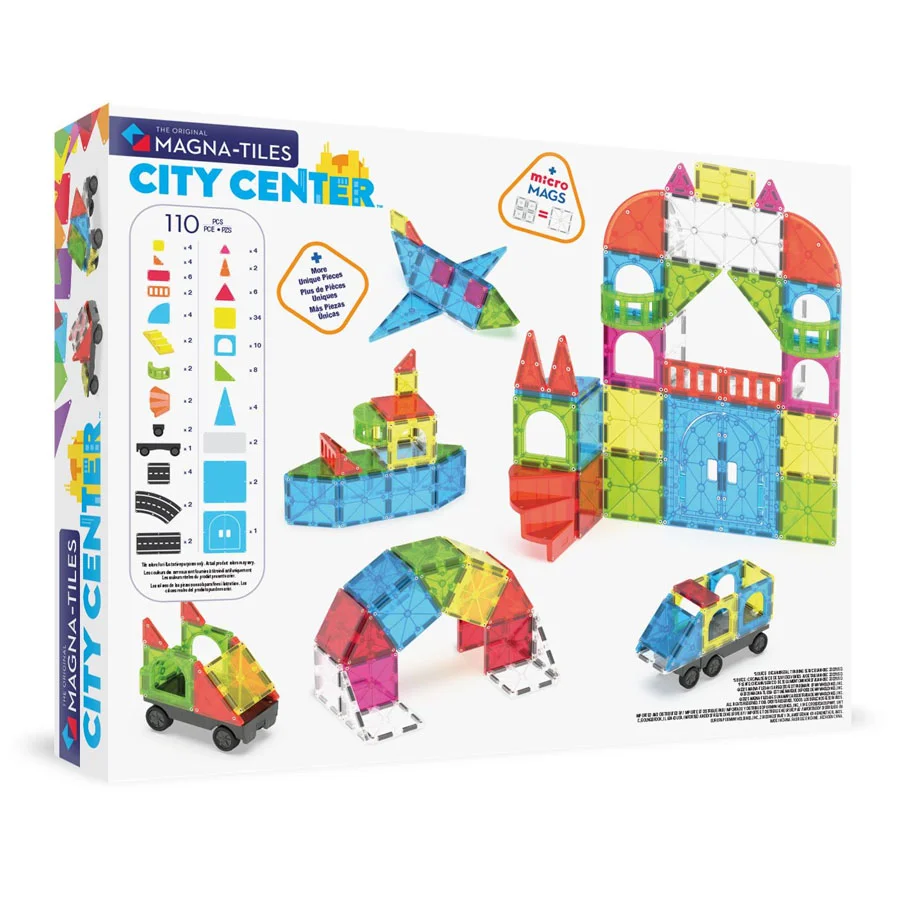 Magna-Tiles City Center, 110 Teile