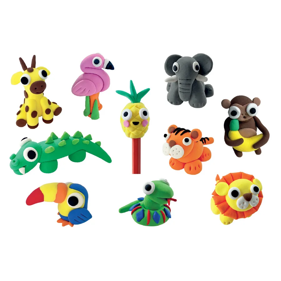 Floss & Rock selbsthärtende Knete, Dschungel