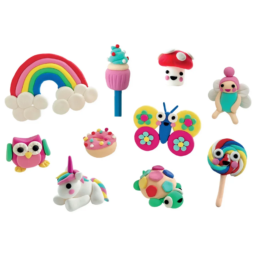 Floss & Rock selvhærdende ler, rainbow fairy