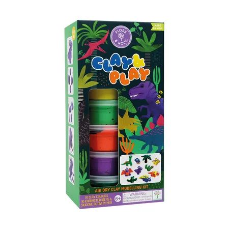 Floss & Rock selvhærdende ler, dino