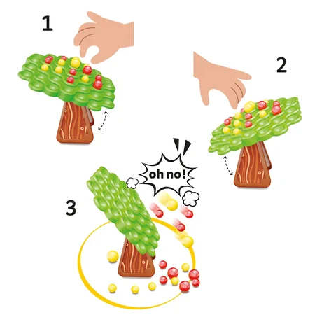 Quercetti Stay Apple! Balancespil
