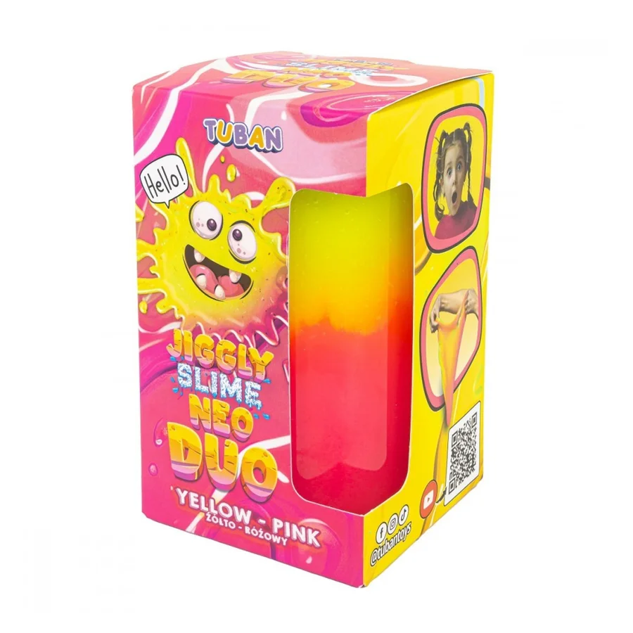 Jiggly Slime Neo Duo, Gelb-Pink