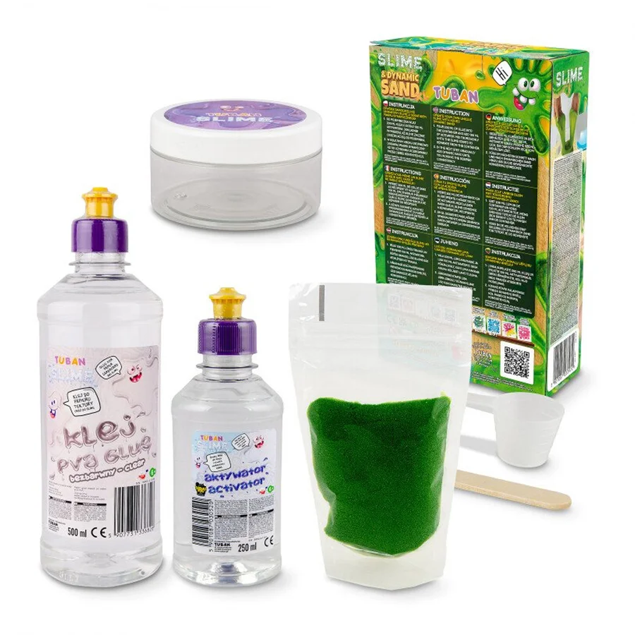 TUBAN DIY-Set Slime und dynamischer Sand XL