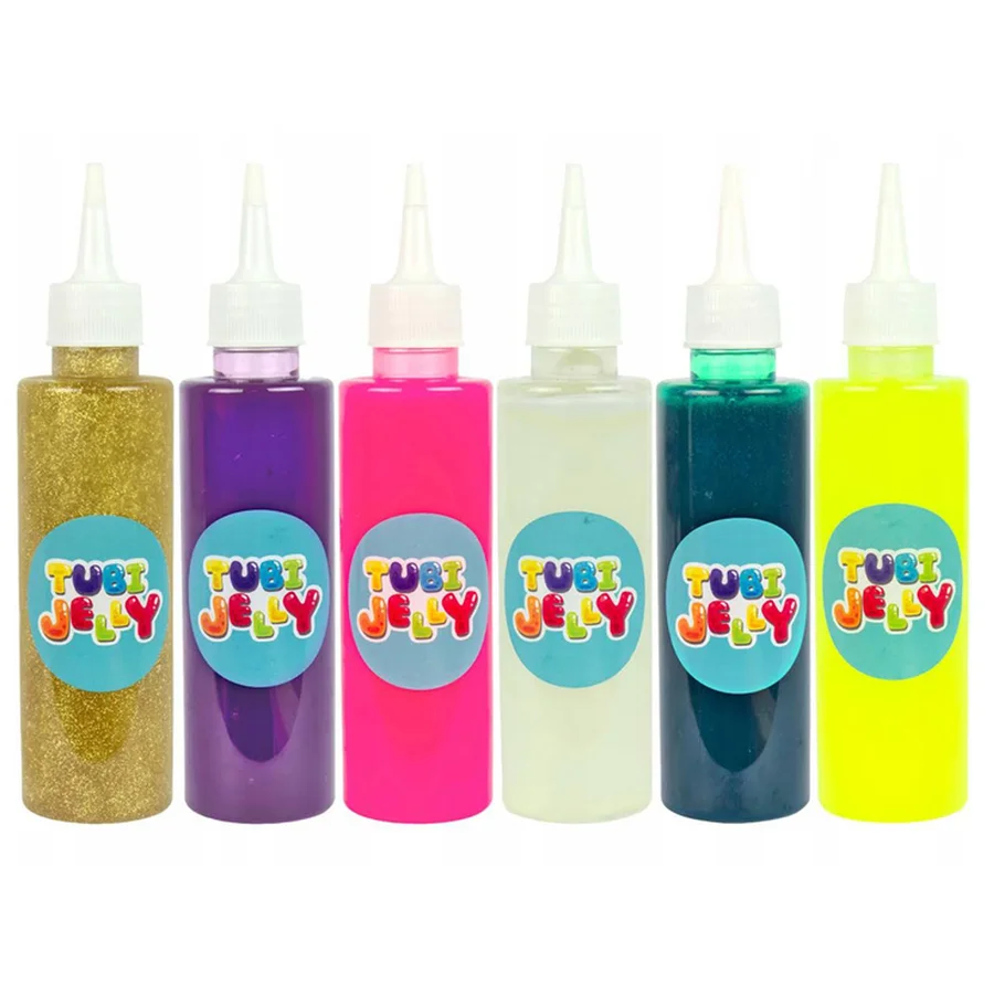 Tubi Jelly Set mit 6 Farben und kleinem Aquarium – Meerjungfrau