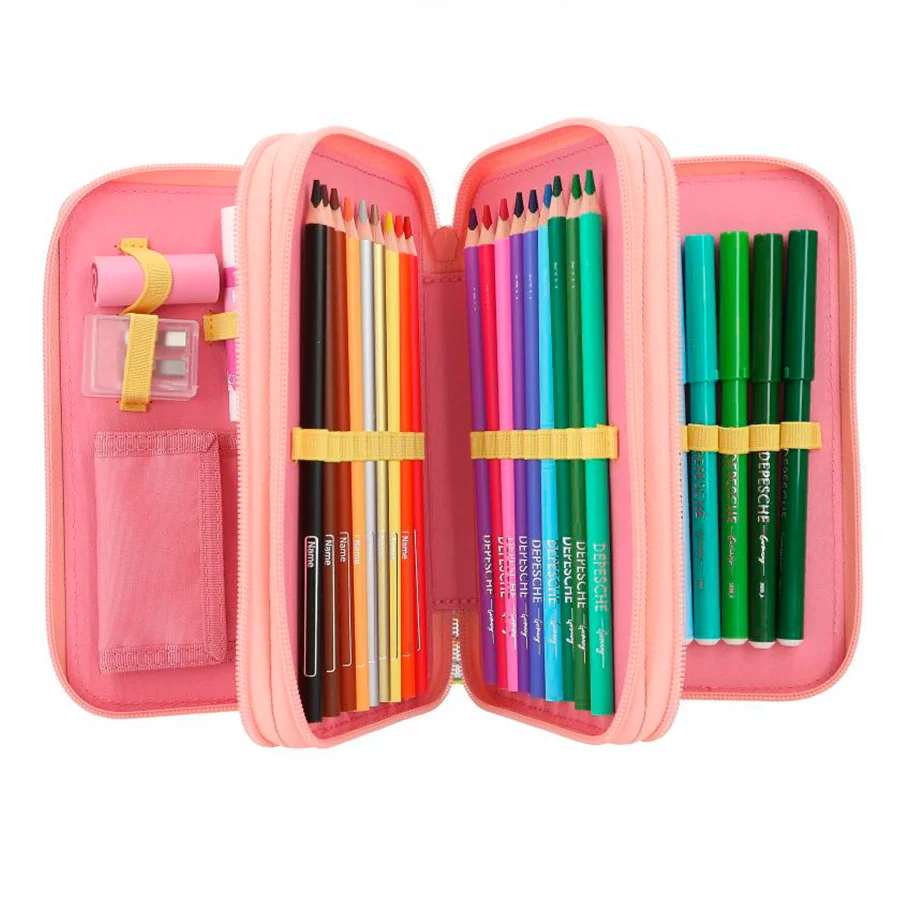 TOPModel Dreifach-Federmäppchen, Juicy