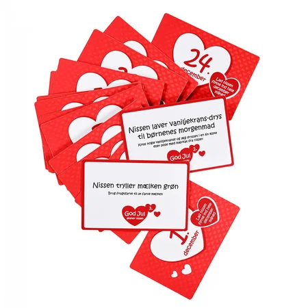 24 Kort Med Nissedrillerier