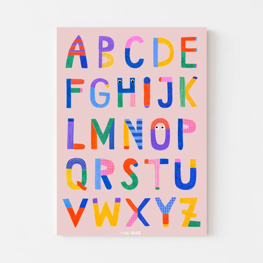 ABC Poster *Bunte Buchstaben*