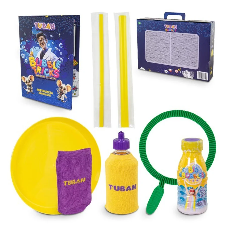 TUBAN Seifenblasen-Set, 10 Tricks