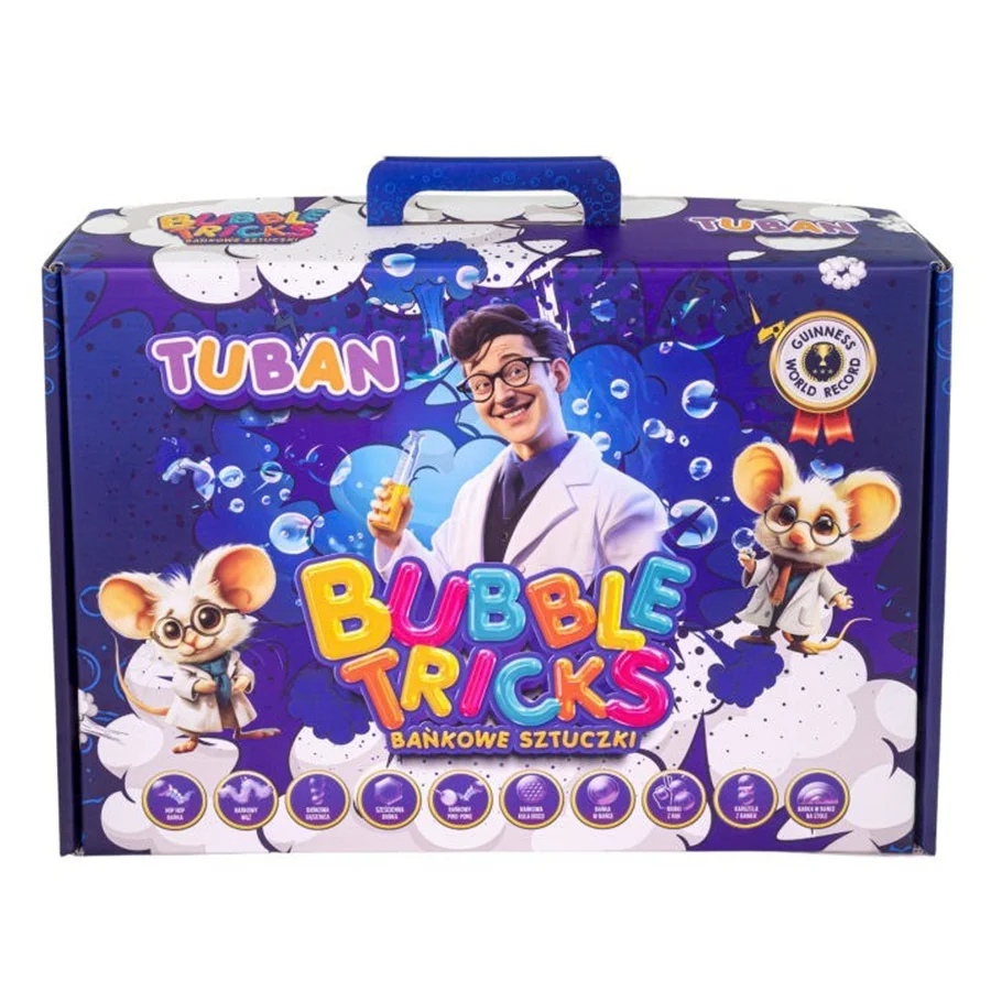 TUBAN Seifenblasen-Set, 10 Tricks