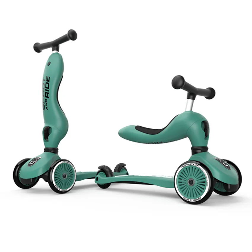 Scoot and Ride 2-in-1 Laufrad, Highway Kick 1 - forest