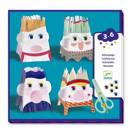 Djeco kreativ æske, klip sjove venner