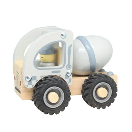 Zementwagen aus Holz mit Gummirädern, Magni