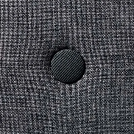 by KlipKlap 3 Fold sofa single soft, blågrå med grå knap