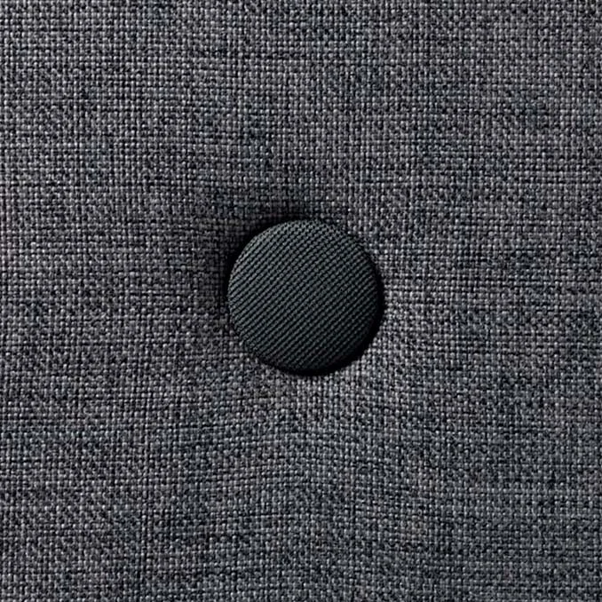 by KlipKlap 3 Fold sofa single soft, blågrå med grå knap