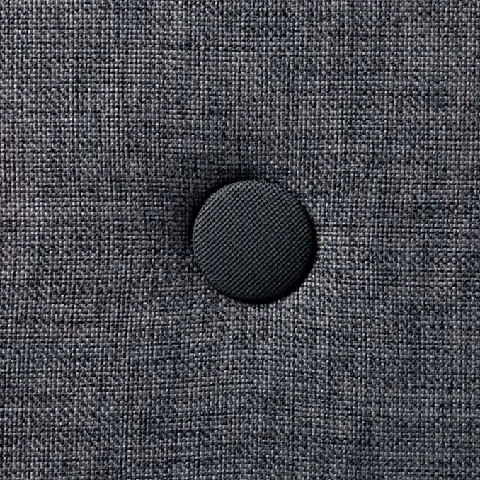 by KlipKlap 3 Fold sofa single, blågrå med grå knap