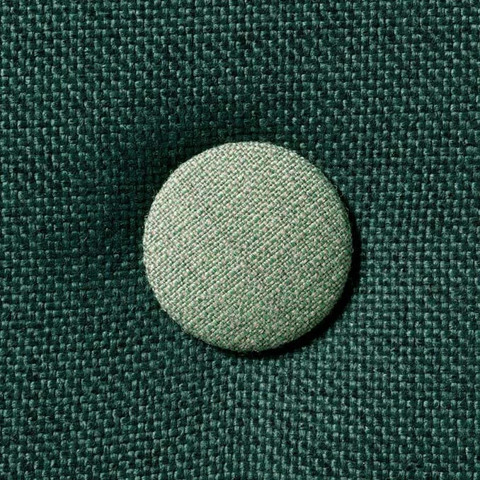 by KlipKlap 3 Fold sofa XL soft, dyb grøn med lys grøn knap