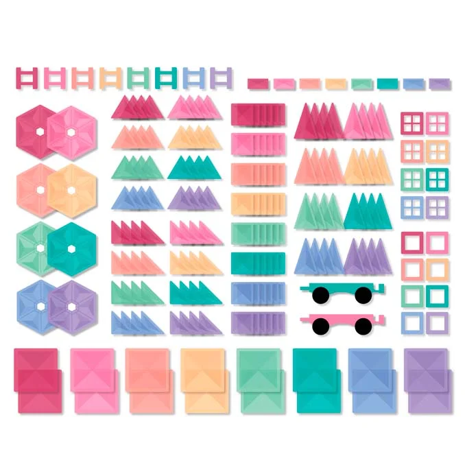 Connetix Pastell Mega Set - 202 Teile