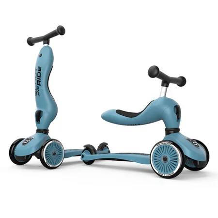 Scoot and Ride 2-in-1 Laufrad, Highway Kick 1 - steel