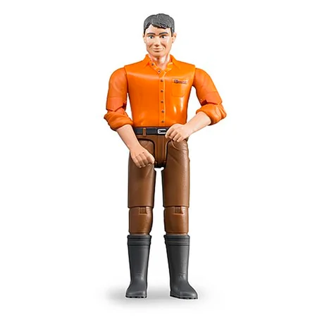 Bruder Mand med brune bukser