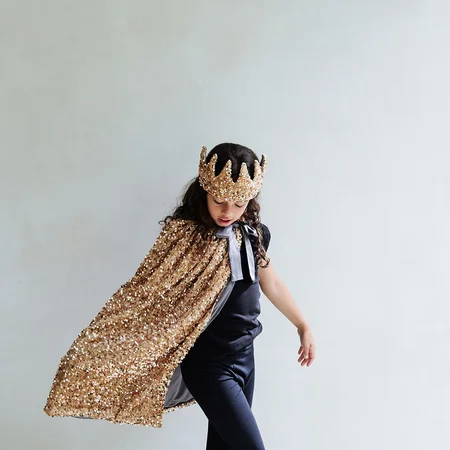 Mimi & Lula Wendbare Krone, Gold Pailletten